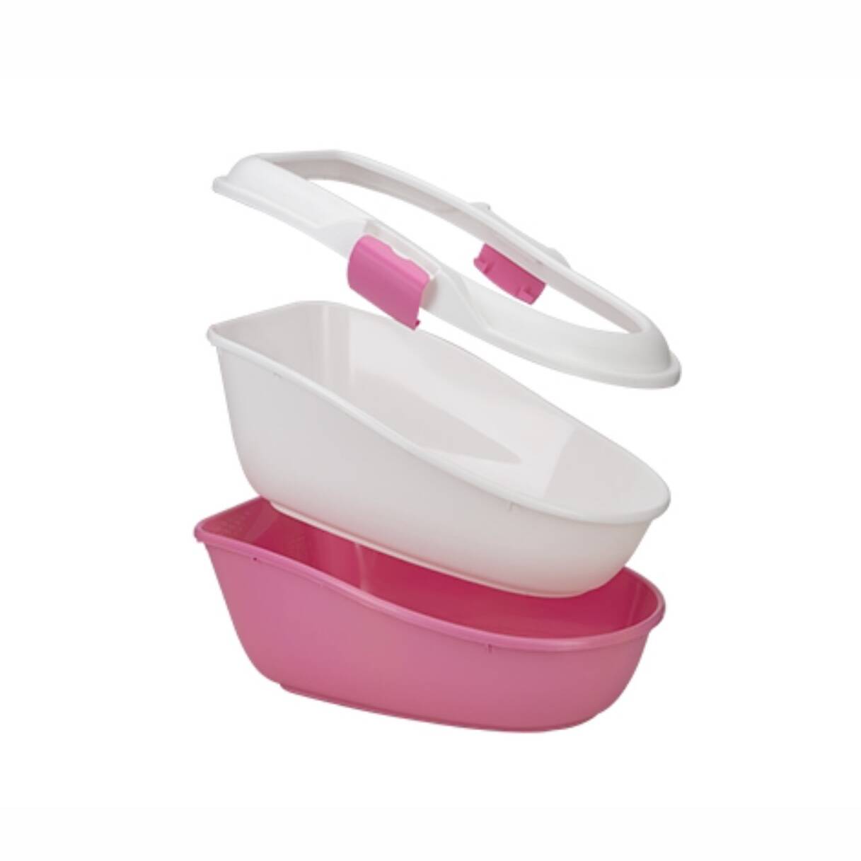 ظرف خاک دو لگن گربه با توری تخلیه زاریکس